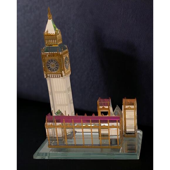 Crystal Big Ben Glass Ornament - Picture 1 of 5